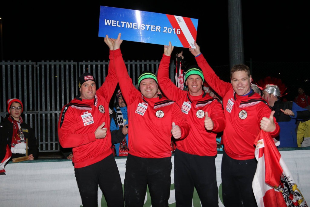 Team Austria - Patschg, Bischof, Genser, Weichinger - Foto von Peter Andrae